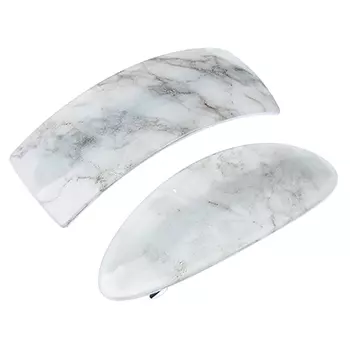 Заколка-автомат для волос, 8см, металл, пластик, 2 дизайна