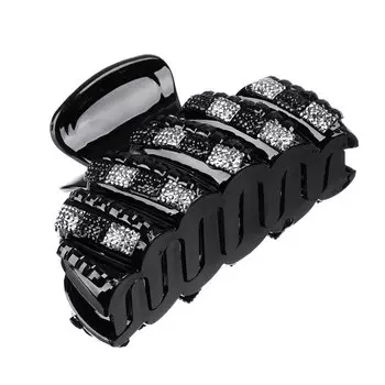 Заколка-краб для волос, пластик, 8 см