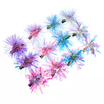 Заколка-зажим для волос, полиэстер, ПВХ, сплав, 4,7см, 3 дизайна