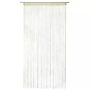 Занавеска нитяная межкомнатная однотонная, полиэстер, 1х2м, 5 цветов