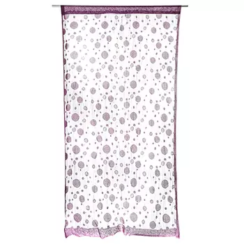 Занавеска нитяная межкомнатная, полиэстер, 1х2м, 5 цветов, «Круги»