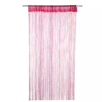 Занавеска нитяная межкомнатная с блестками, полиэстер, 1х2м, 5 цветов