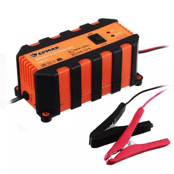 Зарядное устройство импульсное, автомат, 2.7 A, 6В/12В, пластиковый корпус, ЕРМАК