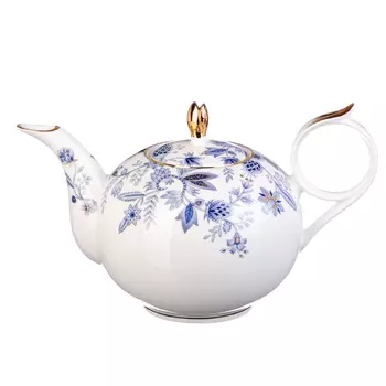 Заварочный чайник, костяной фарфор, 1100 мл, MILLIMI "Грация"