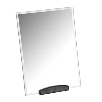 Зеркало настольное на пластиковой подставке, пластик, 19,5х24см, QS-13