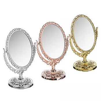 Зеркало настольное овальное ЮниLook, 25х16 см, 3-4 цвета