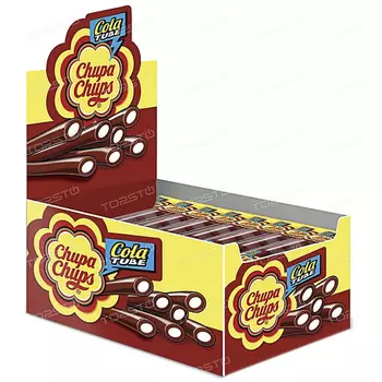 Жевательный мармелад ЧупаЧупс, трубочки со вкусом колы, 10г
