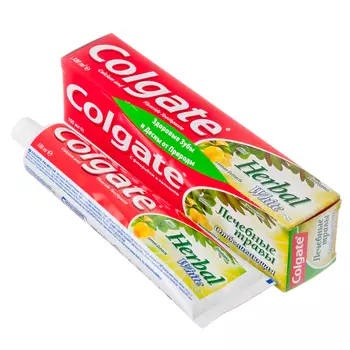 Зубная паста COLGATE Лечебные травы Отбеливающая, 100мл, 188189248