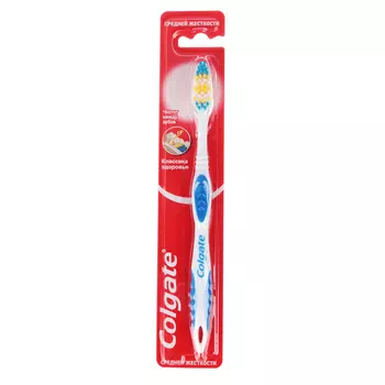 Зубная щетка COLGATE Классика здоровья, средняя, 1 шт
