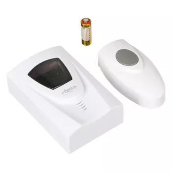 Звонок беспроводной FORZA 32 мелодии, 12V/23A, 2xAAA, с водонепроницаемой кнопкой