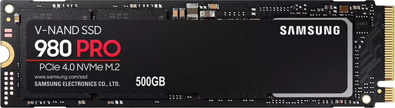 SSD-накопитель Samsung 980 PRO NVMe M.2, 500 ГБ