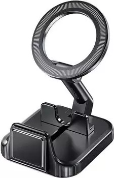 Автомобильный держатель Deppa Crab Stand, магнитный черный