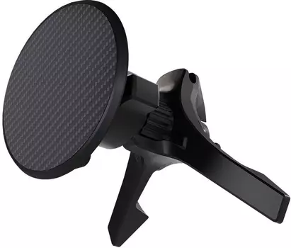 Автомобильный держатель VLP Carbon Mount Magsafe с беспроводной зарядкой черный