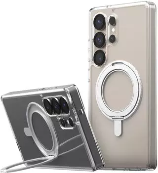 Чехол Araree Duple M Stand для Galaxy S25 Ultra прозрачный