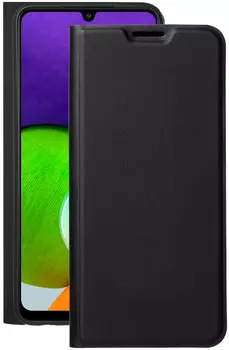 Чехол Deppa Book Cover Silk Pro для Galaxy A22 черный