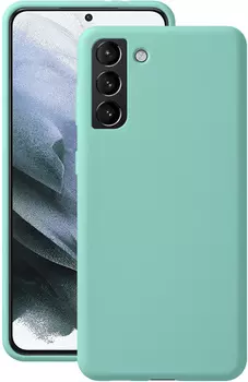 Чехол Deppa Liquid Silicone Pro для Galaxy S21+ мятный