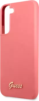 Чехол Guess Hard Logo для Galaxy S22 розовый