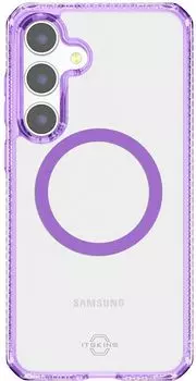 Чехол Itskins Hybrid Clear для Galaxy S25+ прозрачный/сиреневый