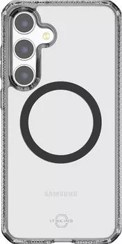 Чехол Itskins Hybrid Clear для Galaxy S25 дымчатый