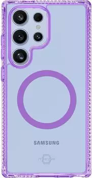 Чехол Itskins Hybrid Clear для Galaxy S25 Ultra прозрачный/сиреневый