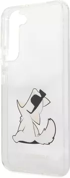 Чехол Karl Lagerfeld Choupette Fun для Galaxy S22 прозрачный