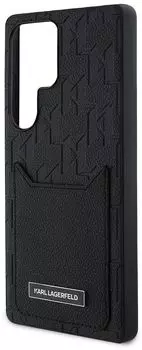 Чехол Karl Lagerfeld Monogram для Galaxy S25 Ultra черный