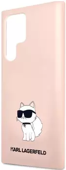 Чехол Karl Lagerfeld NFT Choupette для Galaxy S23 Ultra розовый