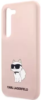 Чехол Karl Lagerfeld NFT Choupette для Galaxy S23+ розовый