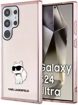 Чехол Karl Lagerfeld NFT Choupette для Galaxy S24 Ultra прозрачный