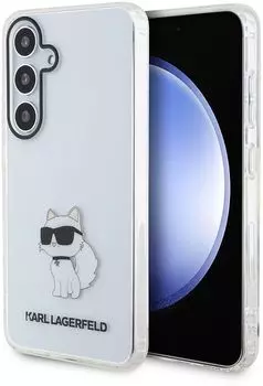 Чехол Karl Lagerfeld NFT Choupette для Galaxy S24 прозрачный