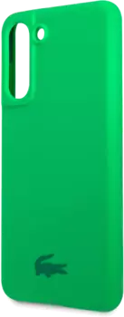 Чехол Lacoste Hard Logo для Galaxy S21 FE зеленый