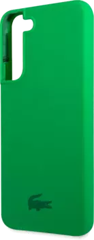 Чехол Lacoste Hard Logo для Galaxy S22+ зеленый