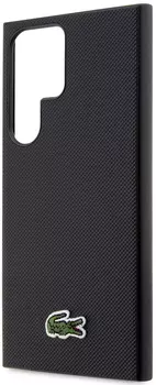 Чехол Lacoste Iconic Petit Pique Logo Hard для Galaxy S23 Ultra черный