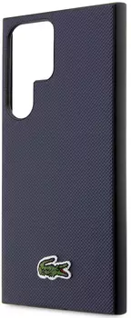 Чехол Lacoste Iconic Petit Pique Logo Hard для Galaxy S23 Ultra синий