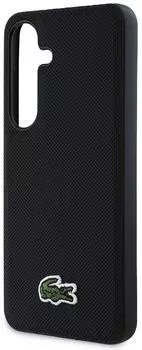 Чехол Lacoste Iconic Woven MagSafe для Galaxy S25+ черный