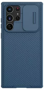 Чехол Nillkin CamShield Pro для Galaxy S22 Ultra синий