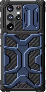 Чехол Nillkin Adventurer для Galaxy S22 Ultra синий