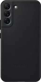 Чехол Samsung Leather Cover для Galaxy S22+ черный