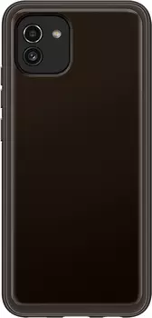 Чехол Samsung Soft Clear Cover для Galaxy A03 черный