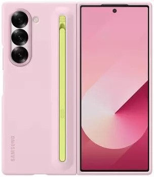 Чехол Samsung Case с S Pen Z Fold6 Розовый