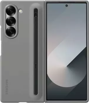 Чехол Samsung Case с S Pen Z Fold6 Серый