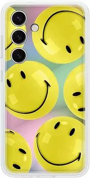 Чехол Samsung Flipsuit Case S24 прозрачный, желтый