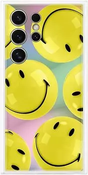Чехол Samsung Flipsuit Case S24 Ultra прозрачный, желтый