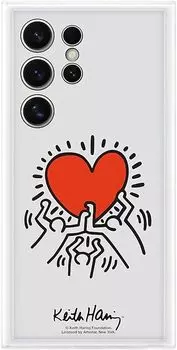 Чехол Samsung Flipsuit Case S24 Ultra прозрачный, белый