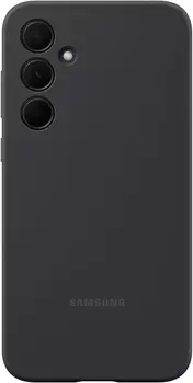 Чехол Samsung Silicone Case A35 черный