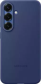 Чехол Samsung Silicone Case Galaxy S25 синий