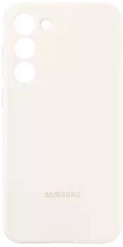 Чехол Samsung Silicone Case S23+ Бежевый хлопок