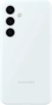Чехол Samsung Silicone Case S24 белый