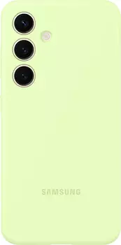 Чехол Samsung Silicone Case S24 лайм