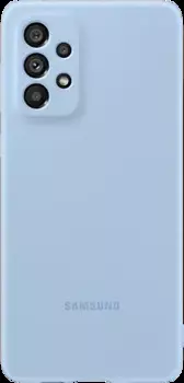 Чехол Samsung Silicone Cover Galaxy A73 голубой